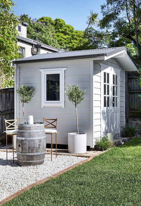 Sheds Ideas Backyard, Hampton Garden, Hamptons Style Homes, Outdoor Renovation, Backyard Sheds, Backyard Shed, Home Wishlist, She Sheds, Shed Ideas