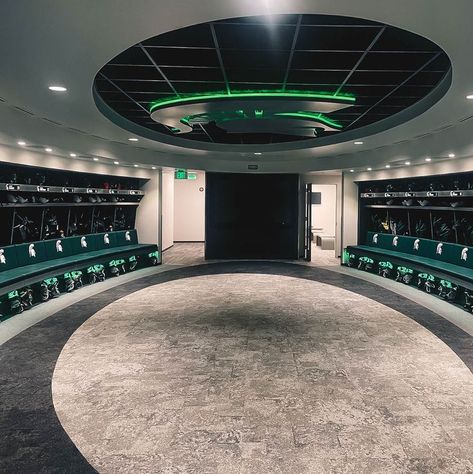 Locker Room Design, Hockey Locker, Athletic Locker, Sports Locker, Fitness Studios, Locker Designs, College Hockey, Hockey Gear, Innovation Centre