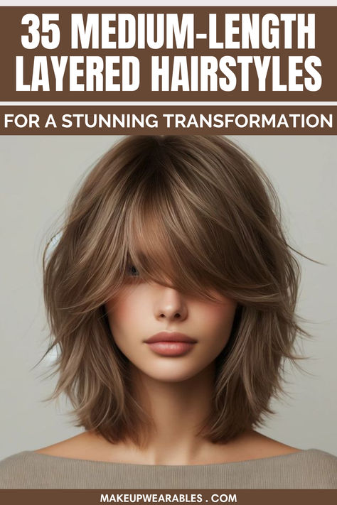 Medium Length Layered Hairstyles Layered Short Haircuts For Women, Haïr Cut For Medium Length Hair, Jacklyn Smith Hairstyles Today, Long Layers Framing Face, Feathered Haircuts Medium, Invisible Layers Haircut Medium, Easy Shoulder Length Hairstyles Simple, Hair Styles 2024 Women Medium, Medium Long Layered Haircuts Straight Hair