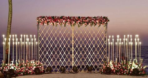 Indian Wedding Decor Inspiration Sangeet Setup, Engagement Stage, Engagement Stage Decoration, Reception Stage Decor, Sangeet Decor, Reception Stage, Wedding Stage Backdrop, Engagement Decor, Reception Decor Ideas