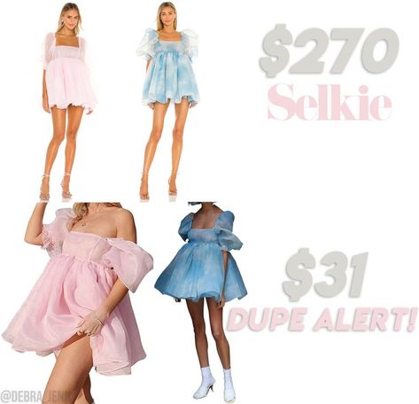 Selkie Puff Dress Dupes for less than $35 Selkie Puff Dress, Puff Dress, Pretty Princess, A Dream Come True, Dream Come True, Price Tag, Princess Dress, Day Dresses, Aesthetic Clothes