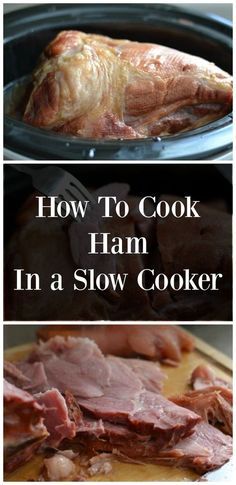 Ham Crockpot, Cook A Ham, Cooking Ham In Crockpot, Cook Ham, Ham Recipes Crockpot, Slow Cooker Ham Recipes, Boiled Ham, Fresh Ham, Roast Garlic