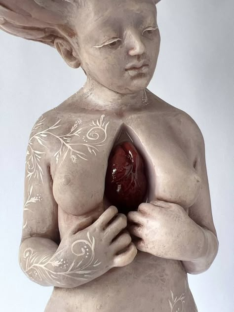 Original figurative sculpture by Francesca Dalla Benetta (Mexico). This large, one-of-a-kind marble on marble sculpture measures 7.9W x 43.3 H inches. The body sculpture ships in a crate directly from the artist's studio and is covered by the 14-day satisfaction guarantee from Saatchi Art, so you can buy with confidence. You Look Fine Mirror, Woman Face Sculpture Clay, Feminist Sculpture Art, Grunge Sculpture, Woman Clay Sculpture, Large Ceramic Sculptures, Melted Sculpture, Ceramic Body Sculpture, Ceramic Bust Sculpture