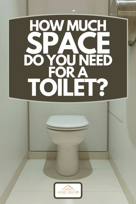 How Much Space Do You Need For A Toilet? - Home Decor Bliss Toilet Closet Dimensions, Toilet Space Measurements, All In One Toilet And Sink, Small Toilet Space Ideas, Corner Water Closet, Toilet Across From Tub, Private Toilet In Bathroom, Water Closets Toilet Room, Toilet Space Ideas