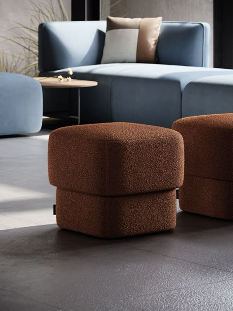 Pouf Ottoman Living Room, Module Sofa, Pouf Seating, Ottoman Living Room, Velvet Lounge Chair, Fur Decor, Sofa Stool, Velvet Lounge, Armchair Sofa