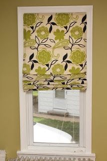 365 Days to Simplicity: Easy no sew Roman Shades Do It Yourself Decoration, Diy Roman Shades, Decor Ikea, Mini Blinds, No Sew, Woodworking Projects Diy, Roman Shades, My New Room, Diy Woodworking