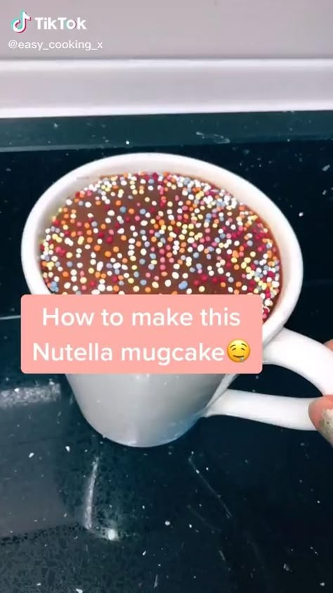 Fedtforbrændende Mad, How To Make Nutella, Decorações Com Comidas, Mug Recipes, Easy Baking Recipes Desserts, God Mat, Tasty Baking, Starbucks Recipes, Sweet Snacks Recipes