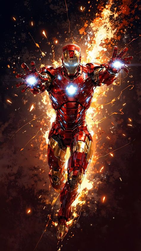 Iron Man Art Paint, Action Wallpaper, Iron Man Photos, Iron Man Movie, Marvel Superheroes Art, Create Business, Iron Man Wallpaper, Iron Man Art, Iron Man Avengers