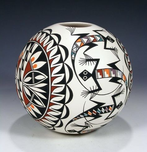 Acoma Pueblo Pottery, Acoma Pueblo, Southwest Pottery, Native Pottery, Pottery Christmas, American Indian Pottery, Native American Baskets, American Ceramics, Indian Pottery