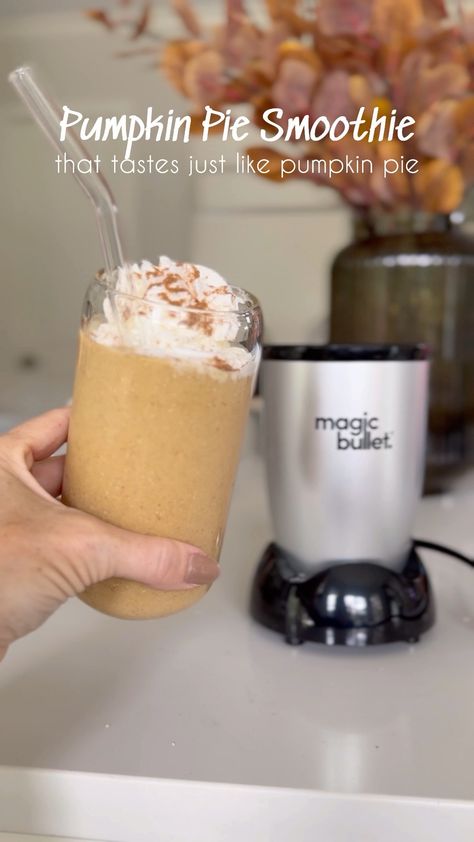 Magic Bullet® 11 Piece Personal … curated on LTK Bullet Blender Recipes, Nutri Bullet Recipes, Magic Bullet Smoothie Recipes, Magic Bullet Smoothies, Shake Recipes Healthy, Bullet Recipes, Magic Bullet Recipes, Pumpkin Pie Smoothie, Protein Smoothie Recipes