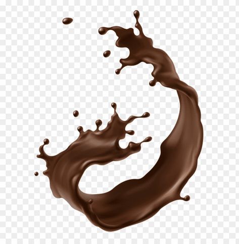 Chocolate Splash, Watercolor Splash Png, Food Website Design, Splash Png, Background Png Images, Milk Splash, Background Clipart, Clear Background, Watercolor Splash