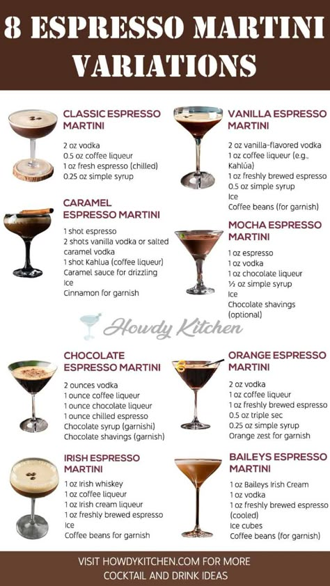 Elevate your espresso martini experience with these delicious and inventive variations, perfect for any occasion. Whether you’re looking for something sweet, creamy, or strong, this board features recipes that take the classic cocktail to new heights. Save your favorites and enjoy a fun, flavorful spin on your espresso martini Classic Espresso Martini, Espresso Martini Sweet, Amaretto Espresso Martini, Chocolate Orange Espresso Martini, Whiskey Espresso Martini, Holiday Espresso Martini Recipe, Fun Signature Cocktails, How To Make A Cocktail, Sweet Espresso Martini