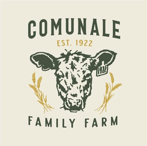 🚜🐄 Can you tell I’m back home from Philly… fun logo design for a local farm expanded into a small branding project! Loving learning procreate.🥛🌾 #brandingproject #rustic #rusticfarmhouse #rusticart #rusticlogo #farm #farmhousestyle #farmhousedecor #cow #cowgirl #johndeere #dairyfarm #branding #brandingdesign #logodesigner #logo #countrylife #countrybrand #farmbranding Farm Label Design, Cattle Farm Logo, Farm Graphic Design, Learning Procreate, Homestead Logo, Farm Logo Inspiration, Fun Logo Design, Farm Branding, Farm Logos