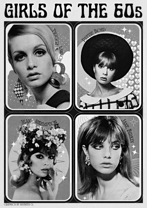 Twiggy Aesthetic, Pattie Boyd 60s, Twiggy Lawson, Twiggy Model, 1960s Twiggy, 60s Models, 60s Wallpaper, 60s Makeup, 60s Girl