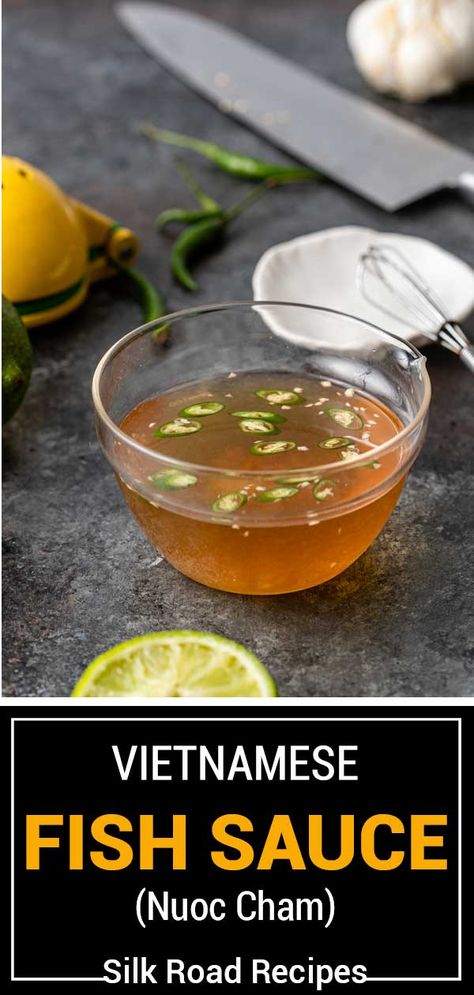 Vietnamese Vinegar Sauce, Vietnamese Bun Sauce, Diy Fish Sauce Recipe, Fish Sauce Salad Dressing, Vietnamese Sauce For Noodles, How To Make Fish Sauce, Asian Fish Sauce Recipes, Homemade Fish Sauce, Nuc Mam Sauce