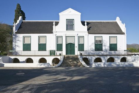 Reinet House in Graaff Reinet dates back to 1812 on Graaff-Reinet, 2.5 hrs from PE, SA Cape Dutch Architecture, South African Homes, Dutch Architecture, Cape Dutch, Dutch House, Minimal House Design, European Architecture, Eastern Cape, Colonial Architecture