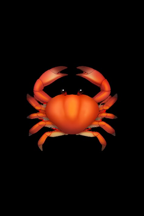 The emoji 🦀 depicts a red crab with two large claws, six legs, and two small eyes on stalks. The crab is facing left and appears to be scuttling sideways. The overall appearance of the emoji is cute and cartoonish. Crab Cute, Emojis Iphone, Apple Emojis, Emoji Cat, Emoji Png, Small Eyes, Iphone Emoji, Emoji Iphone, Icon Emoji