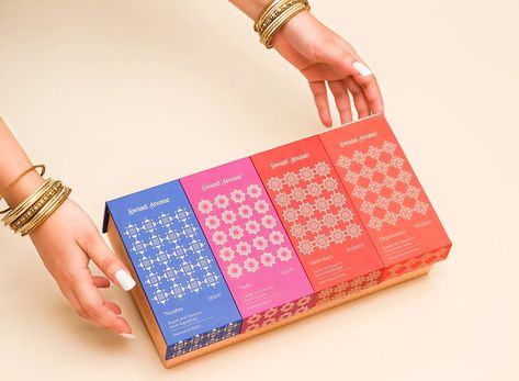 Swaad Anusaar – Diwali Box – Packaging Of The World Diwali Packaging Gift Boxes, Diwali Packaging Design, Diwali Box Packaging, Diwali Boxes Design, Diwali Packaging, Tea Moodboard, Snack Box Packaging, Diwali Boxes, Sweet Box Packaging Design