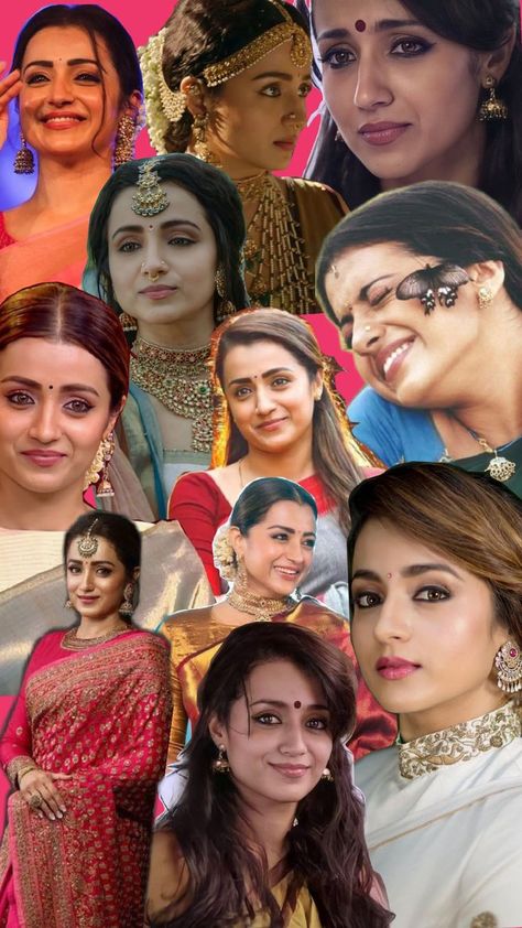 An actress that I admire the most. Her beauty maybe on display here but, her confidence and her intelligence is what drew me to her. Tried really hard to not make it creepy. If Trisha ends up seeing this collage, I DON'T mean no harm, nor do I have any intentions to stalk you. Die Heart Fan, Trisha Krishnan, Collage