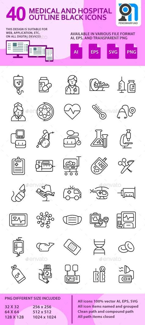 40 Outline black hospital and medical icon Hospital Reception, Hospital Icon, Pictogram Design, Health Icon, Healthcare Logo, Bullet Journal Paper, Medical Icon, Icons App, Medical Symbols