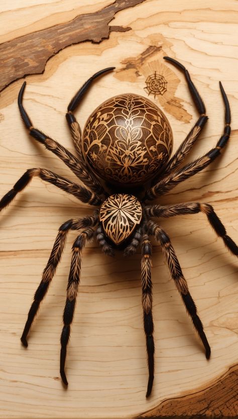 Pyrography is the term for wood-burned, engraved art. may also create intriguing, intricate wooden things, like a Brachypelma tarantula. Wooden Things, Engraving Art, Dark Art Illustrations, Wood Work, Pyrography, Wood Burning, Dark Art, Beautiful Images, Illustration Art