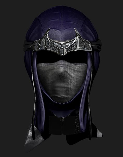 Hat Concept Art, Ninja Hat, Ninja Mask, Famous Anime, Marvel Statues, Mask Aesthetic, Mask Drawing, Ninja Art, Mask Art