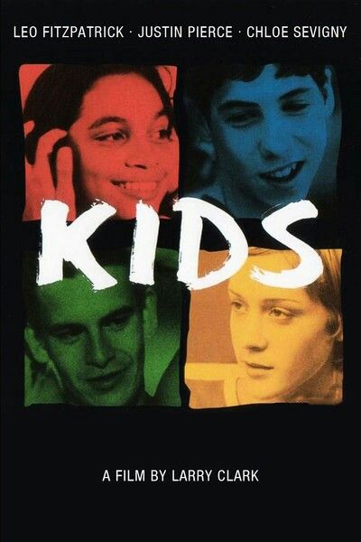 Kids (1995) | directed by Larry Clark A true New York cult classic, "Kids" by Larry Clark explored themes in teenage life that many thought was too much to bear. It was weird, it was not what people wanted to see, yet it was a new kind of different. Although I saw the film before starting college in the City, "Kids" is a timeless classic that I think will forever remain relevant to New York's youth culture. I can't wait to see how "Kids" and NYC youth culture are revisited time and time again. Chloe Sevigny Kids, Kids Movie 1995, Kids 1995, Kids Movie Poster, Harmony Korine, Movie Kisses, 1995 Movies, Larry Clark, Full Mon