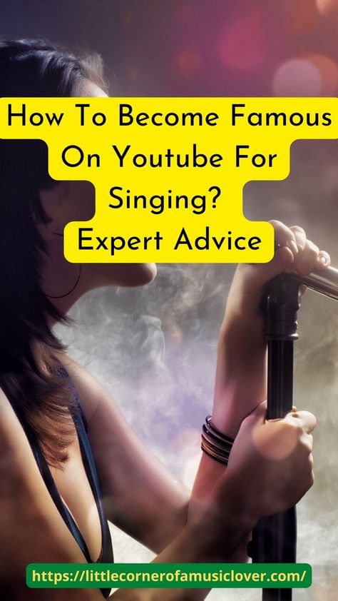 How To Become Famous On Youtube For Singing - Expert Advice How To Get Famous, Good Voice, Vocal Warmups, Singing Techniques, Learn Singing, Vocal Training, Voice Coach, Voice Lesson, Singing Career