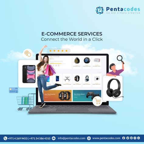 Create your e-commerce store with e-commerce web development professionals. Now reach out to a larger audience by having an online store. . . . . #ecommerce #marketing #business #digitalmarketing #ecommercewebsite #ecommercebusiness #entrepreneur #onlineshopping #website #seo #webdesign #marketingdigital #socialmedia #onlinebusiness #branding #webdevelopment #online #socialmediamarketing #onlineshop #design #shopping #onlinestore Ecommerce Web Design, Ecommerce Website Development, Ecommerce Web, Custom Web Design, Website Services, Website Development Services, Website Development Company, Shopify Website, It Solutions