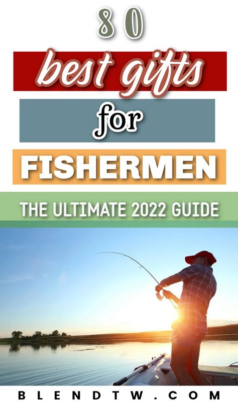 Know a fisherman or someone who loves fishing and want to get them a gift? This ultimate guide offers 80 of the best gifts for fisherman & fishing lovers! Fisherman gift ideas | best gifts for fishing | fishing gift ideas | fishing gift ideas for men | gifts for fisherman Gifts For Fishers Men, Fishing Accessories For Men, Gifts For The Fisherman, Gifts For Fishing Lovers, Ice Fishing Gifts, Fishing Gift Ideas, Gifts For Fisherman, Fishing Gifts For Men, Present For Groom