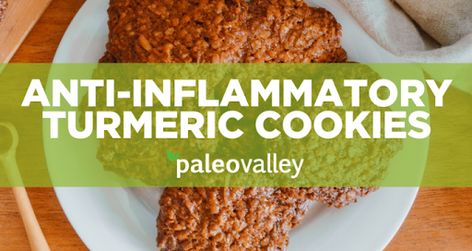 Paleovalley | Anti-Inflammatory Turmeric Cookie Recipe Whey Recipes, Food That Causes Inflammation, Turmeric Spice, Nice Cream Recipe, Turmeric Recipes, Sweet Carrot, Chicken Tender Recipes, Inflammatory Foods, Super Greens