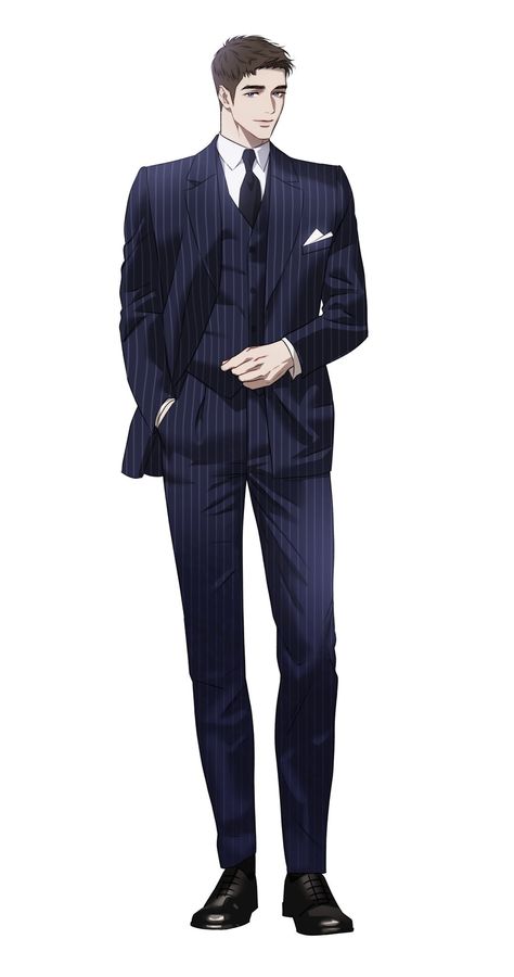 Anime Guy In Suit, Anime Suit, Man Full Body, 남성 근육, Fashion Sketches Men, Ryan Ding, Suit Drawing, Digital Fashion Illustration, Boy Sketch