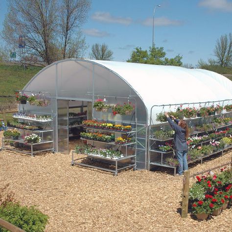 Greenhouse Structures and Kits - Greenhouse Megastore – Page 2 Home Plant Nursery, High Desert Gardening, Food Garden Ideas, Dahlia Farm, Deck Details, Poly Tunnel, Plant Structure, Home Greenhouse, Homesteading Ideas