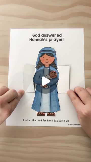 Brittany Hill • Sharing faith-based ideas for kids on Instagram: "This one made me emotional 🥹🙏🏻🤍

A precious craft to teach your child about the story of Hannah & Samuel 🥰

I should have this posted by the end of the day!

#mothersday #gettoloveyou #hannah #samuel #prayer
#bibleforkids" Hannah Bible Craft, Hannah And Samuel Craft For Kids, Samuel Bible Craft, Samuel Bible Story, Hannah And Samuel, Hannah Bible, Bible Story For Kids, Samuel Bible, Prayer Crafts