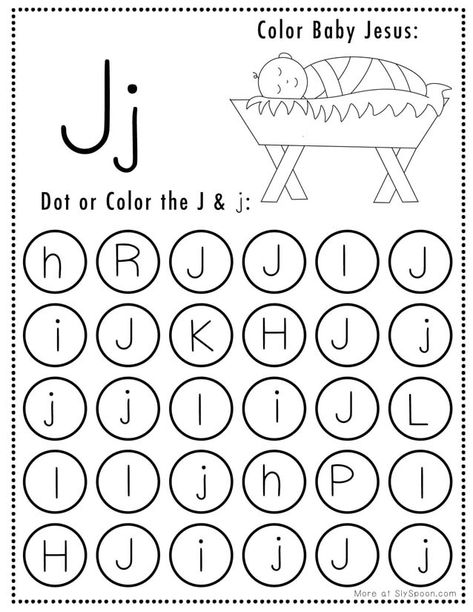 Letter J Christmas Crafts, J Is For January, J For Jesus Craft, Preschool J Crafts, Letter Jj Activities For Preschool, Christmas Prek Worksheets, J Is For Jesus Preschool, J Preschool Crafts, J Is For Jesus Craft