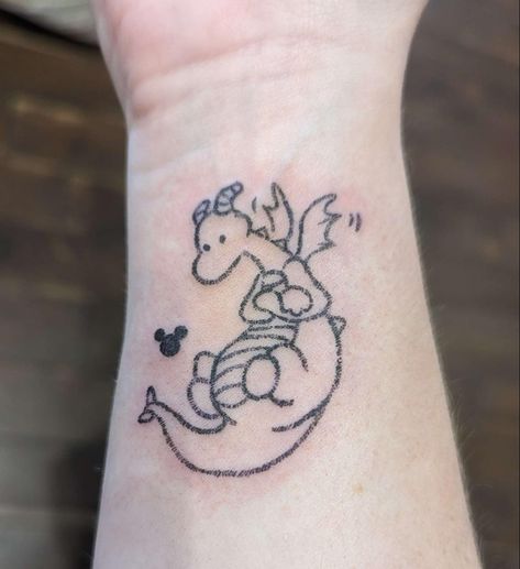 Figment Tattoo, Small World Tattoo, Tiny Disney Tattoo, Figment Disney, Its A Small World, Mini Tats, Disney Sleeve, Disney Tattoo, World Tattoo