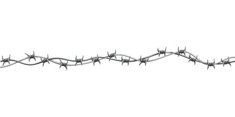 Barbed wire fencing strong sharply point... | Premium Vector #Freepik #vector #barbed-wire #wire-fence #metal-fence #iron-fence Barb Wire Fence, Fence Metal, Wire Fencing, Barbed Wire Fencing, Barb Wire, Wire Fence, Metal Fence, Iron Fence, Barbed Wire