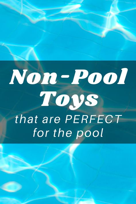 Pool Games Kids, Diy Pool Toys, Pool Toy Organization, Pool Toys For Adults, Fun Pool Games, Homemade Pools, Pool Toys For Kids, Cheap Pool, Swimming Pool Toys