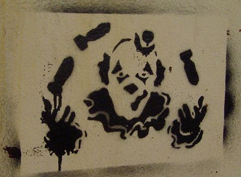 Juggling Clown Stencil Clown Stencil, Juggling Clown, Joker Clown, Garden Paradise, Juggling, Linocut, Art Inspo, Art Ideas, Screen Printing