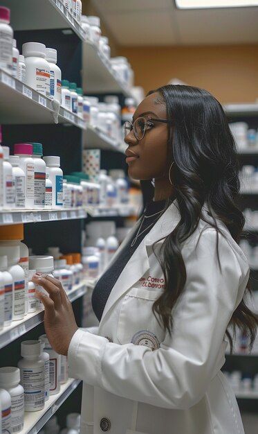 Black Pharmacist Aesthetic, Pharmacists Aesthetic, Pharmasict Girl Aesthetic, Pharmacy Tech Photoshoot, Pharmacy Vision Board, Pharmacy Tech Photoshoot Ideas, Pharmacy Tech Outfit, Pharmacy School Aesthetic, Pharmacy Technician Aesthetic