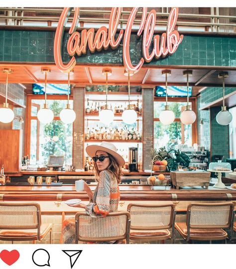 The Most Instagrammable Restaurant in Every State Cuban Cafe, Cuban Restaurant, Diner Decor, Food Network Magazine, Plywood Furniture, Restaurant Interior Design, Beer Garden, Travel Sites, Hotel Design