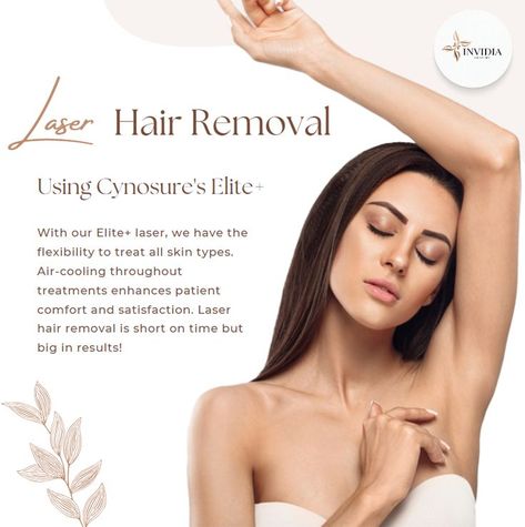 Say goodbye to endless shaving and waxing! Using Cynosure's leading laser hair removal treatments, you can have the smooth, touchable skin you've always wanted. Free Consultation - Book your laser hair removal session today! Contact us +1 978-443-1717 #InvidiaSalonAndSpa #SalonProductsUSA #LaserHairRemoval #SmoothSkinSolutions #CynosureElite+ #GoodbyeRazors #SilkySmoothResults #FraminghamSalon #NatickSalon #MarlboroSalon #ConcordSalon #HudsonSalon #AshlandSalon #ActonSalon #SouthboroughSalon Diode Laser Hair Removal, Laser Hair Removal Machine, Hair Removal Machine, Beauty Design, Laser Hair, Laser Hair Removal, Free Consultation, Say Goodbye, Hair Removal