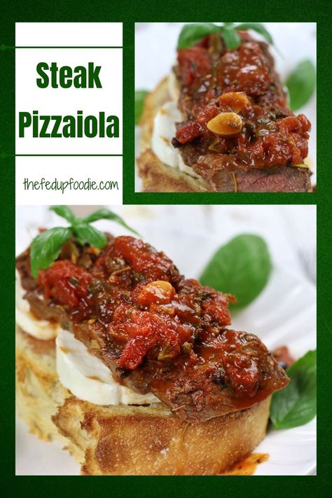 Italian Steak, Steak Pizzaiola, Steak Pizza, Garlic Toast, Italian Beef Sandwiches, Beef Sandwiches, Italian Sandwich, Italian Dinner Recipes, Recipe Beef