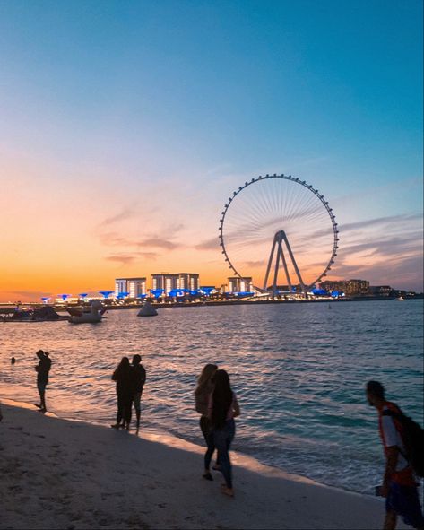 Jumeirah Beach Dubai, Jumeriah Beach, Dubai Sunset, Dubai Jumeirah, Dubai Video, Dubai Beach, Sea Holiday, Evening Sunset, Sunset Nature