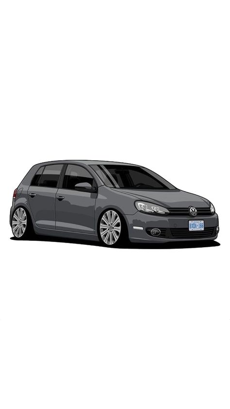 Golf 6r Wallpaper, Cars Vector, Pixel Car, Vw R32, Volkswagen Polo Gti, Car Animation, Vw Art, Polo Gti, Cool Nike Wallpapers