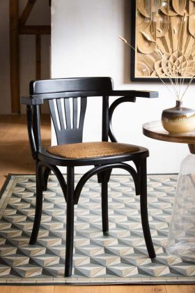 Scandinavian Spring, Quirky Furniture, French Dining Chairs, Open Plan Kitchen Living Room, Dressing Table With Chair, Rockett St George, Cane Dining Chair, Black Dining Chairs, Quirky Decor