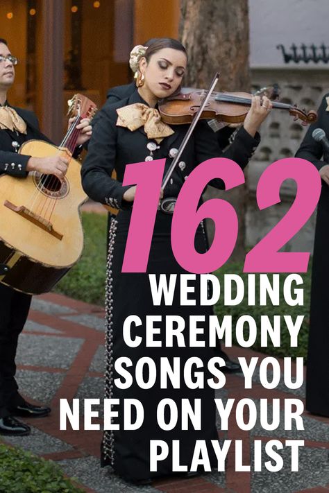 Wedding Playlist Ceremony, Songs For Seating Guests At Wedding, Songs For Wedding Ceremony, Unity Ceremony Songs, Wedding Ceremony Playlist, Wedding Reception Songs Playlists, Fun Recessional Wedding Songs, Combined Parent Wedding Dance Songs, Wedding Processional Songs