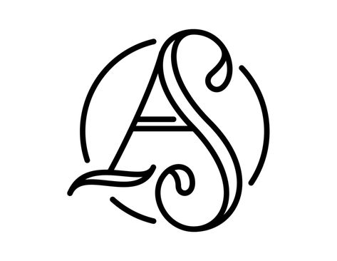 A S Initials Logo, A And S Tattoo Letter Design, As Initials Logo, S A Tattoo Letter Design, A And S Monogram, A S Tattoo Letter Design, S A Monogram, As Monogram Logo Design, A And S Logo