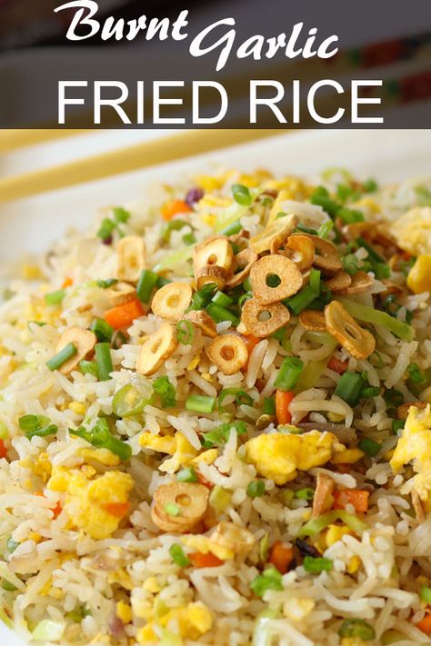 Most favorite Chinese Cuisine  Click the link to Subscribe http://goo.gl/o1AiKf Garlic Fried Rice Recipe, Chinese Fried Rice Recipe, Fried Rice Chinese, Fried Rice At Home, Egg Fried Rice Recipe, Chinese Fried Rice, Garlic Fried Rice, Egg Fried Rice, How To Boil Rice