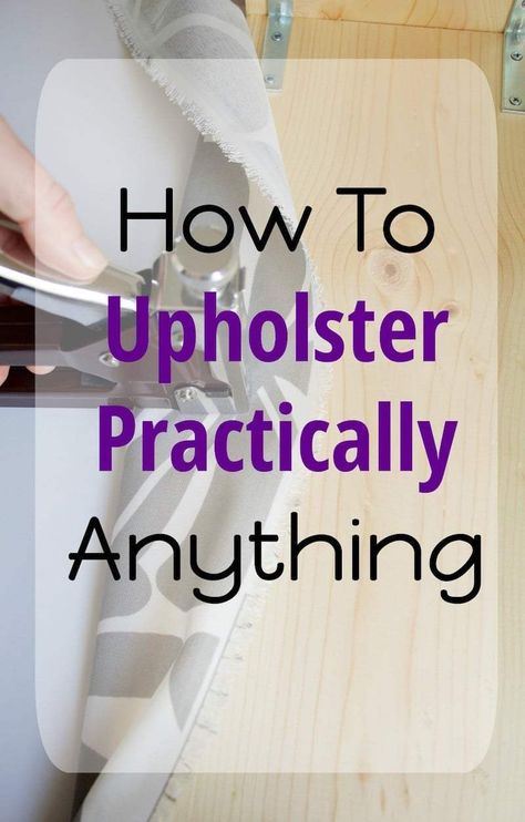 How To Upholster, Diy Furniture Upholstery, Furniture Reupholstery, Concrete Painting, Front Porch Concrete, Diy Upholstery, Reupholster Chair, Painting Concrete Porch, Furniture Fix